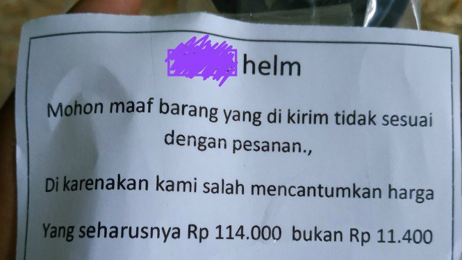 Viral Beli Helm  Murah di Lazada  Pelanggan Malah Dikirim 