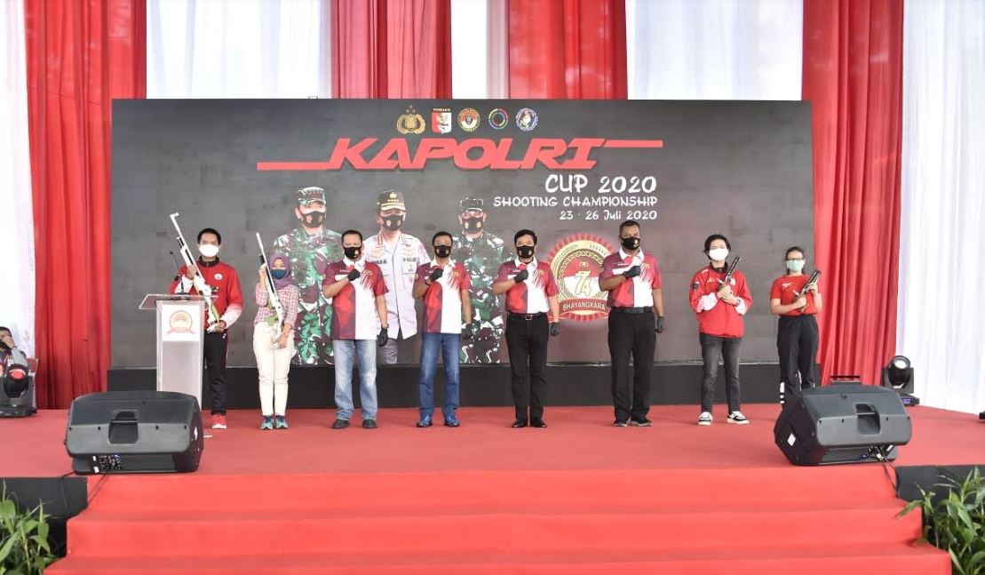 Panglima Tni Hadiri Pembukaan Kejuaraan Menembak Piala Kapolri Cup 2020