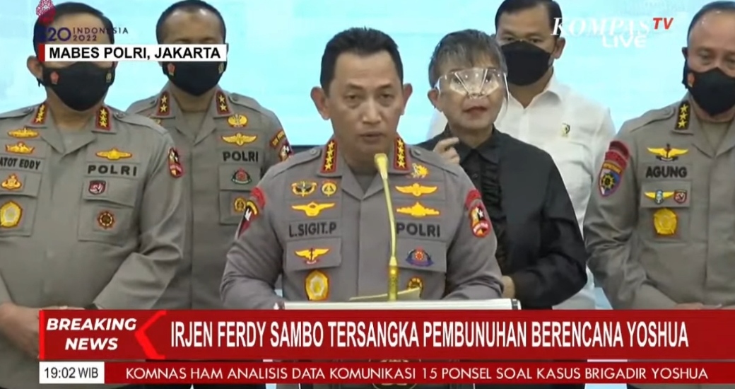 Sah, Ferdy Sambo Ditetapkan Sebagai Tersangka Pembunuhan Brigadir J ...