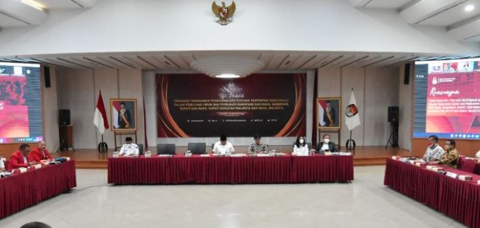 KPU Gelar Uji Publik Sempurnakan Rancangan PKPU Partisipasi Masyarakat