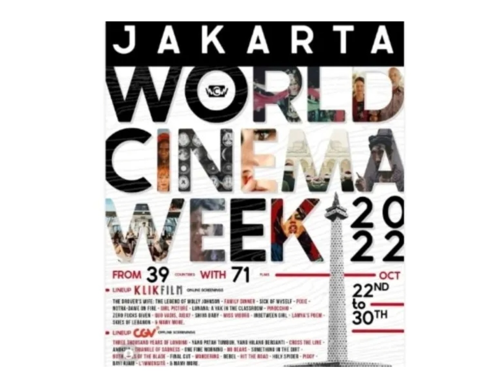 Jadwal Tayang Film di Jakarta World Cinema Week