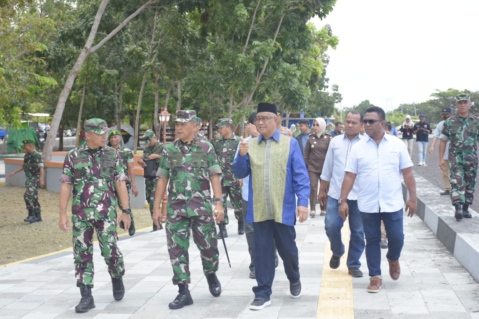 Ali Ibrahim Sambut Kunjungan Kerja Pangdam Pattimura di Kota Tidore