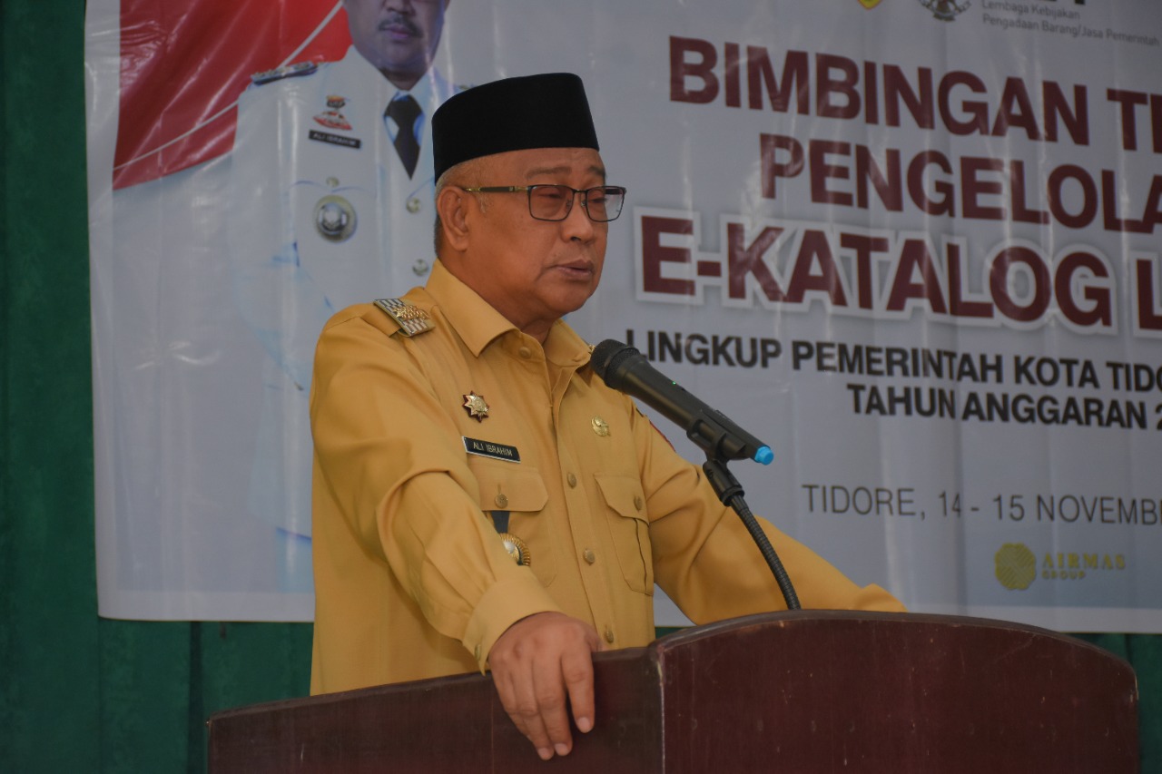 Ali Ibrahim Dorong Pimpinan OPD Fasilitasi UMKM Jual Produk di E-Katalog Lokal Kota Tidore