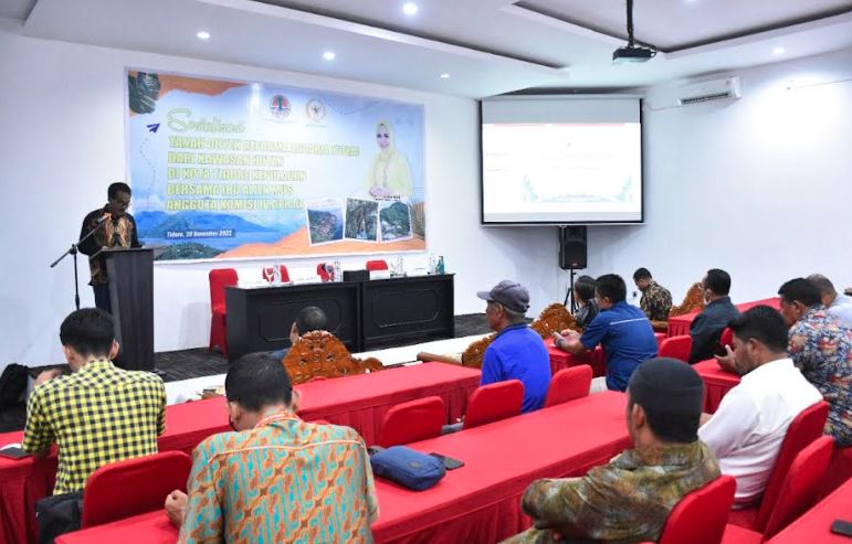 Mewakili Walikota Kota Tidore Marjan Jumati Buka Kegiatan Tanah Obyek Reforma Agraria