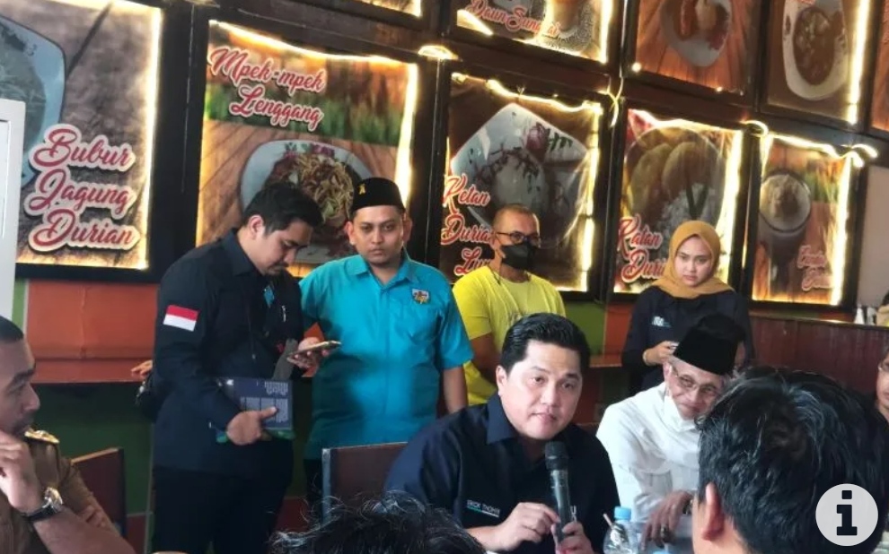 Menteri BUMN Erick Thohir Menjawab Pertanyaan Soal Jadi Capres 2024