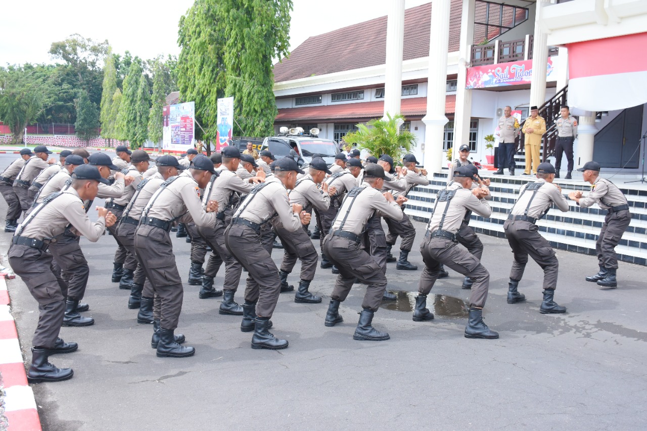 Ali Ibrahim Terima Kunjungan 49 Siswa Latja Bintara Polri SPN Polda Maluku Utara