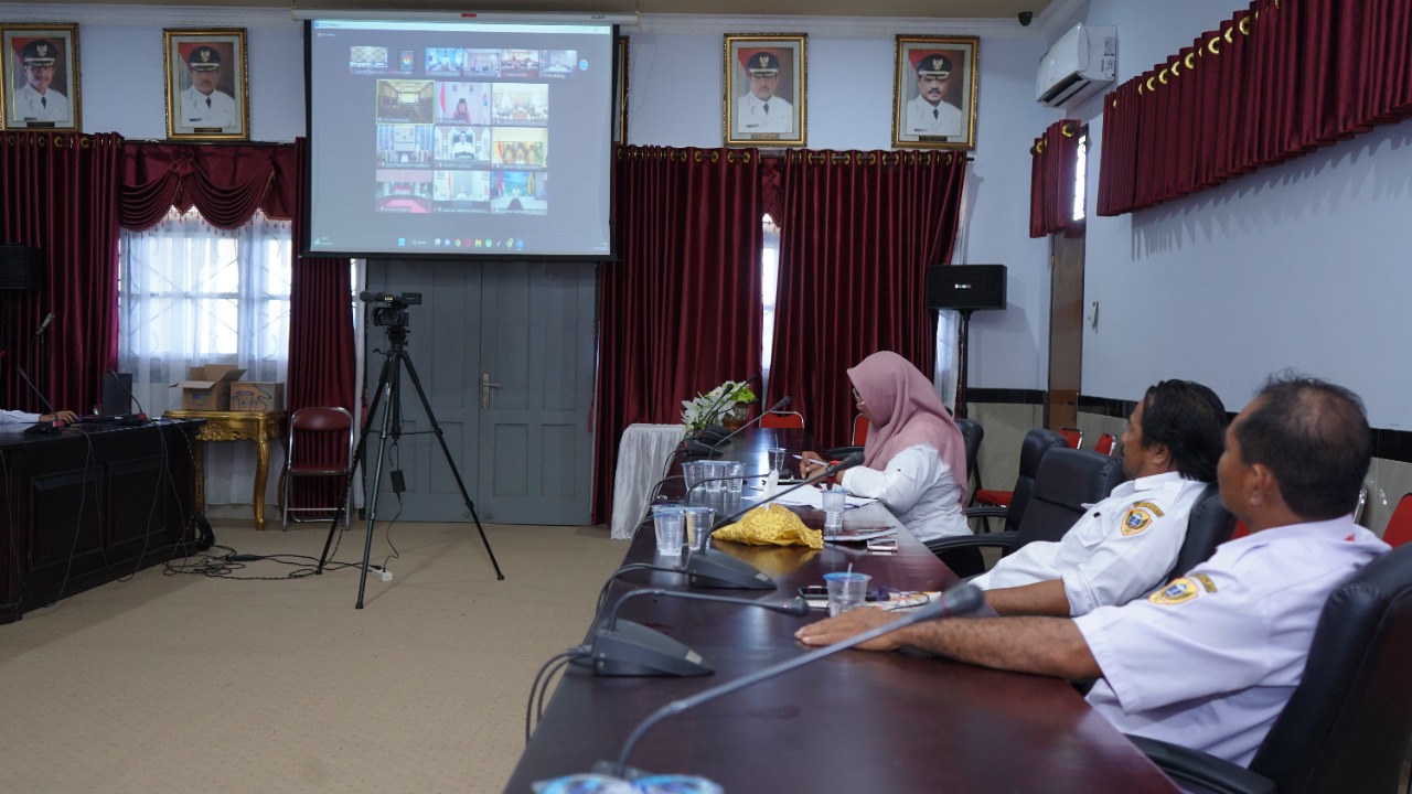 Pemkot Tidore Ikuti Rapat Koordinasi Inspektur Daerah secara Virtual dengan Kemendagri