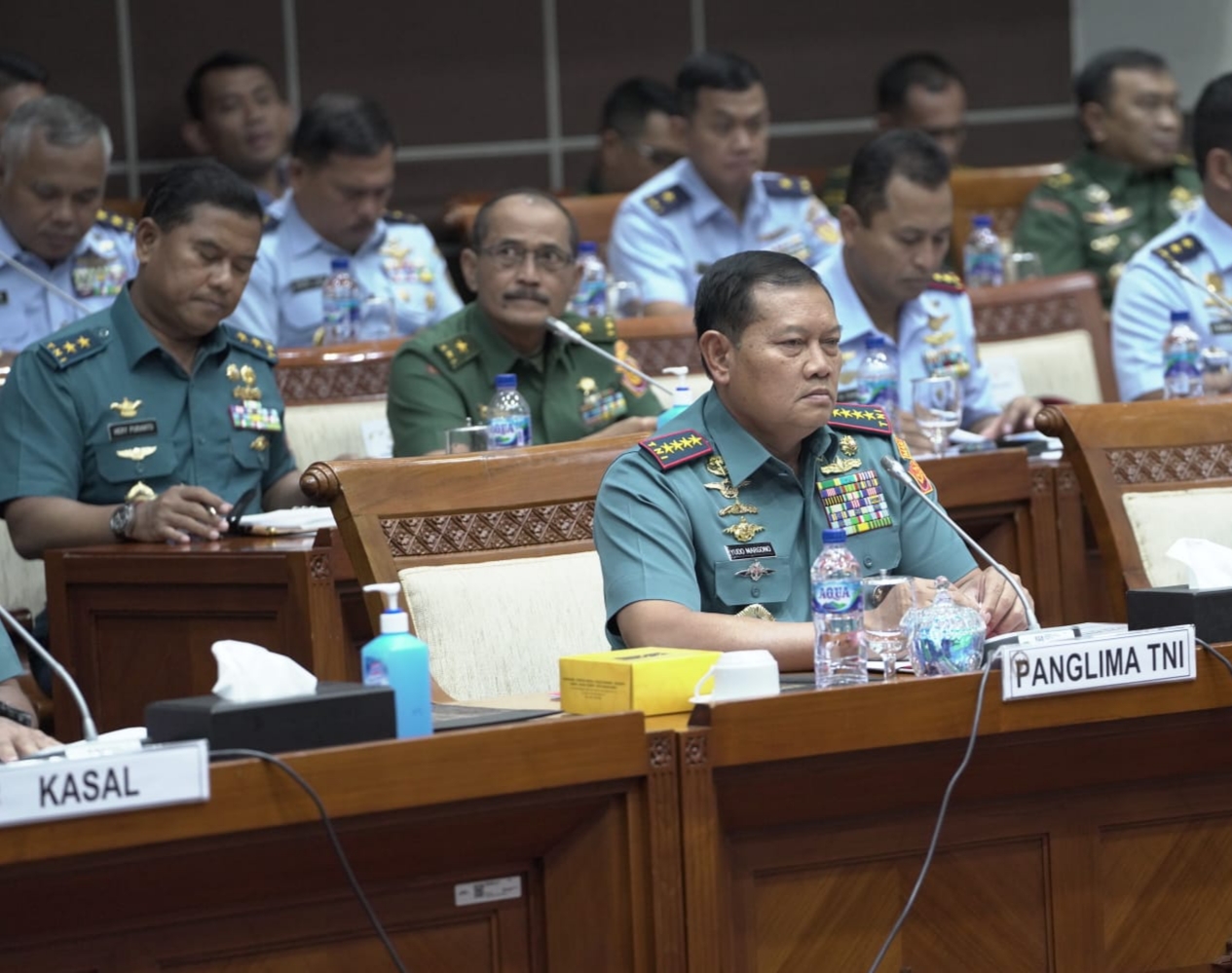 Panglima TNI Rapat Kerja Dengan Komisi I DPR RI