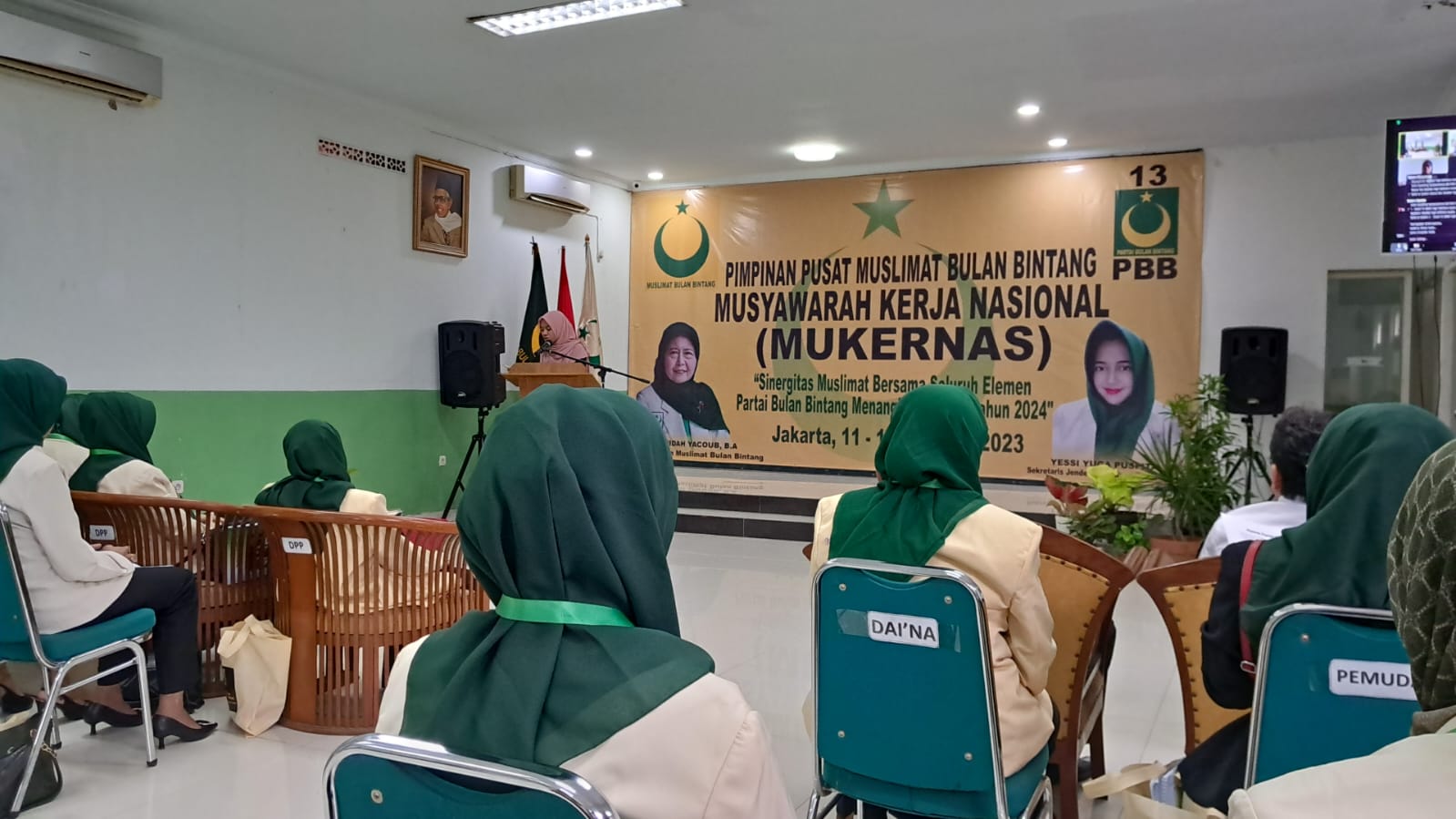 Yusril Sebut Peran Muslimat Sangat Penting dalam Memenangkan PBB di Pemilu 2024