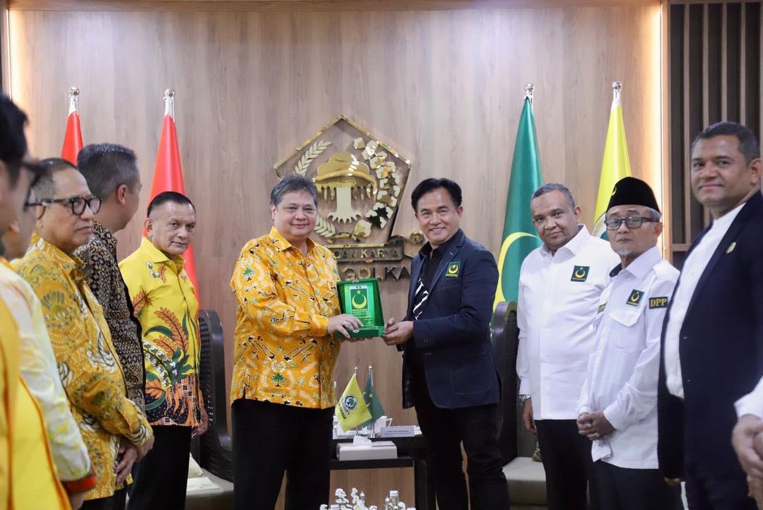 Partai PBB dan Golkar Bertemu Bahas Formasi Koalisi Pilpres 2024