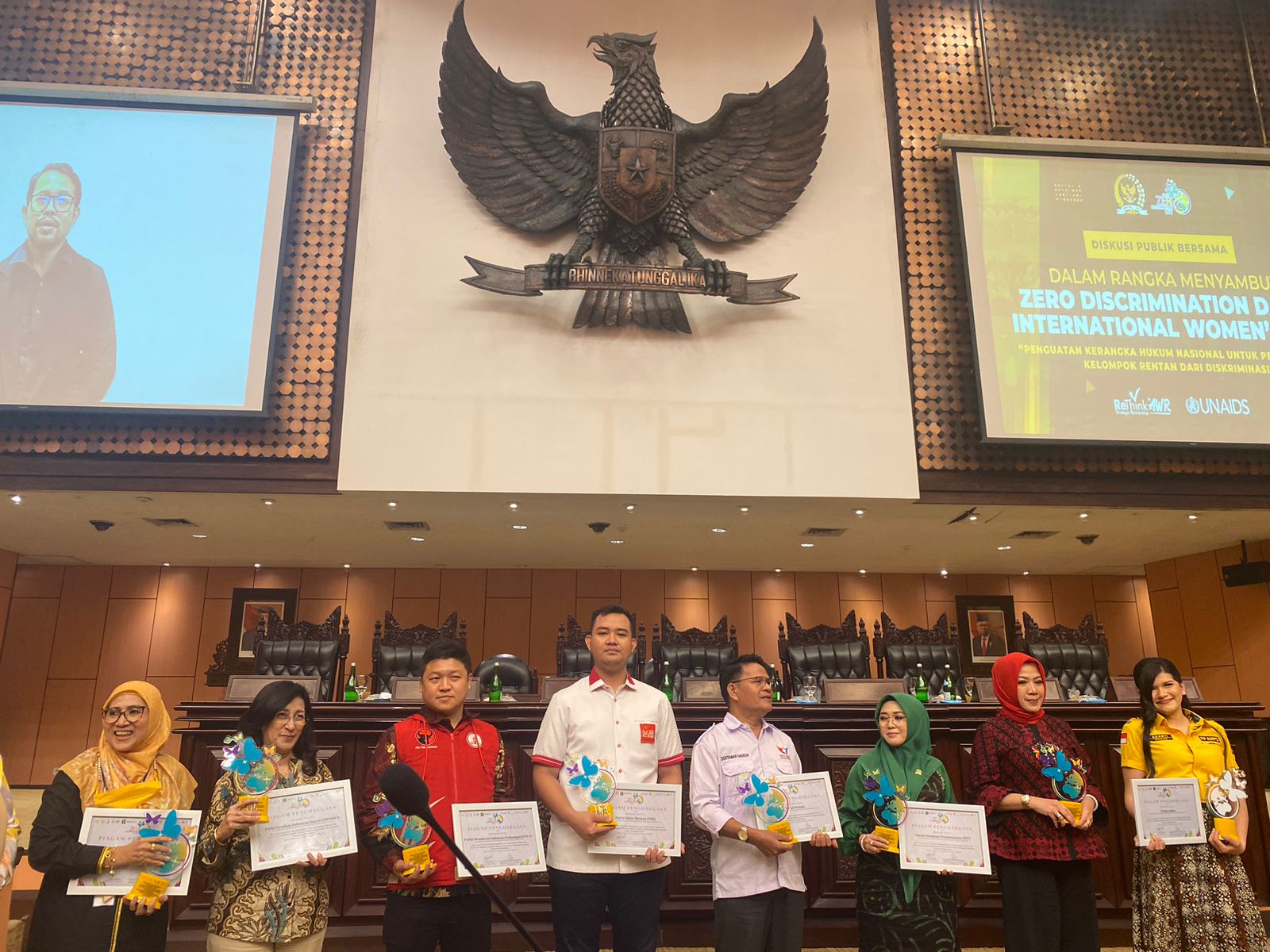 PBB Hadiri Diskusi Publik Peringatan Zero Discrimination dan International Women’s Day yang Digelar MPR RI