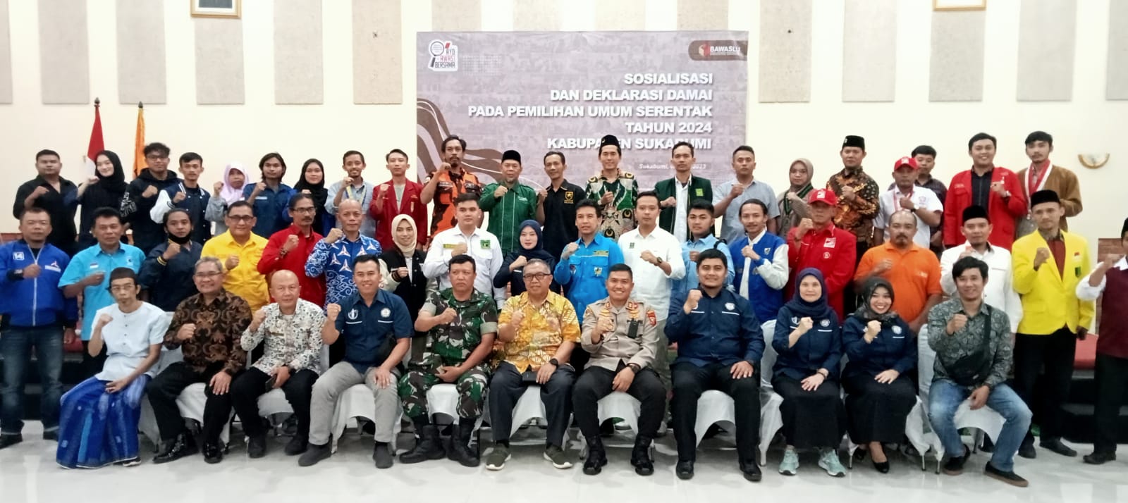 PBB Kabupaten Sukabumi Jalin Silaturahmi Lintas Parpol