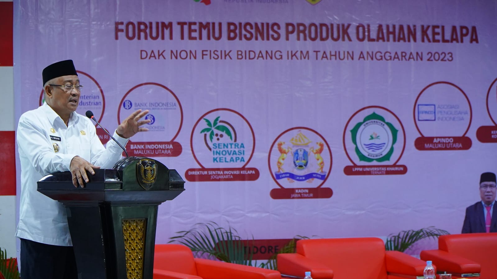 Ali Ibrahim Apresiasi Digelarnya Forum Bisnis Produk Olahan Kelapa di Kota Tidore