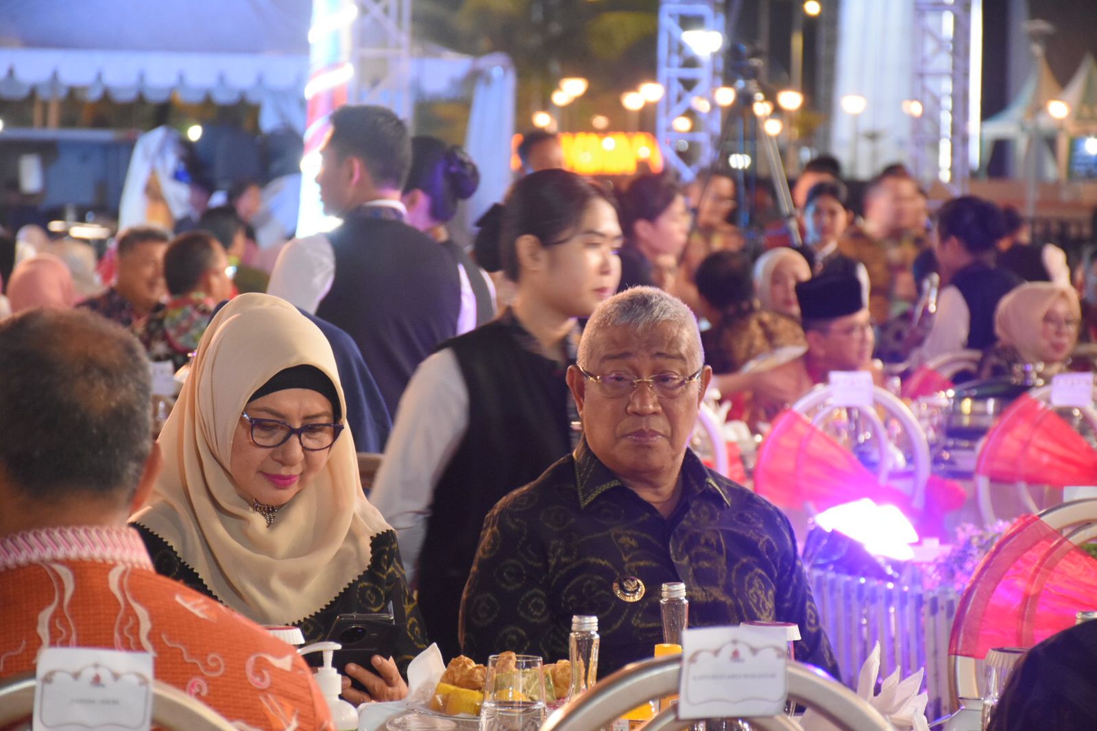 Walikota Tidore Ali Ibrahim Hadiri Gala Dinner Apeksi 2023 di Pantai Losari Makssar