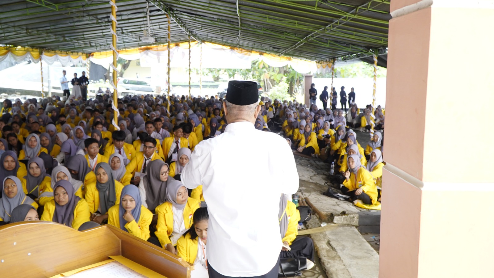 Walikota Ali Ibrahim ke Mahasiswa Baru Unkhair: kalian adalah harapan Pemerintah diera Indonesia Emas 2045