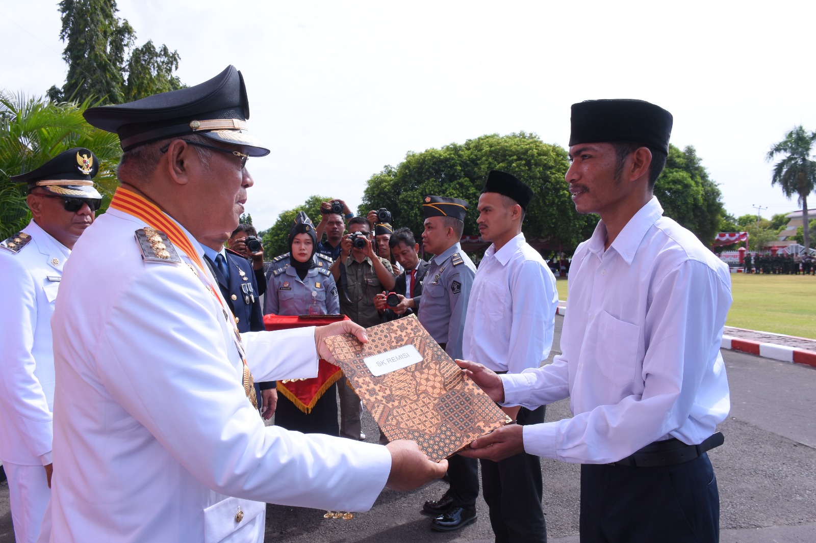 68 orang Warga Binaan Rutan Kelas II B Soasio Tenerima Remisi HUT RI