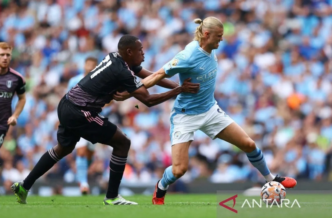 Hattrick Haaland Hiasi Kemenangan Telak City atas Fulham