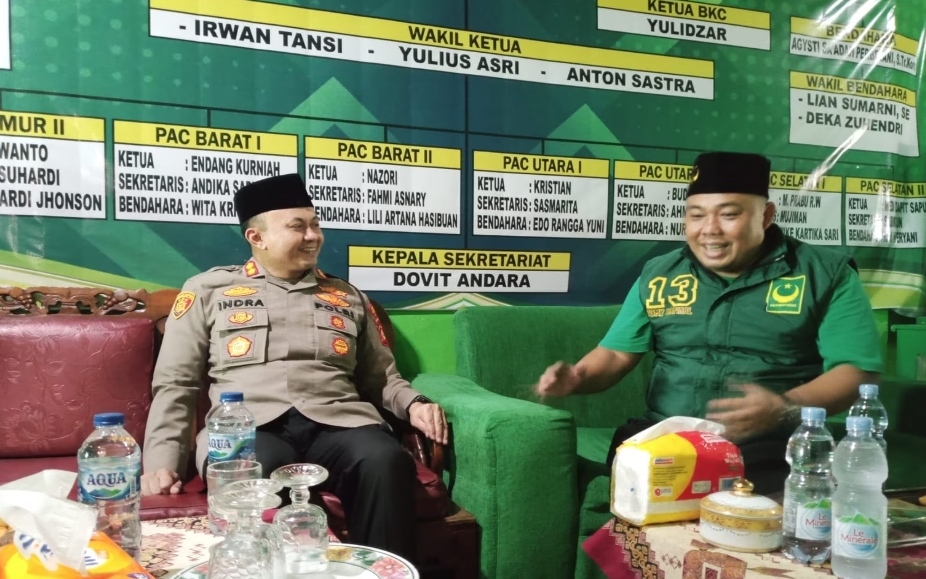 Siap Jaga Kondusifitas Pada Pemilu 2024, PBB Lubuklinggau Terima Kunjungan Kapolres