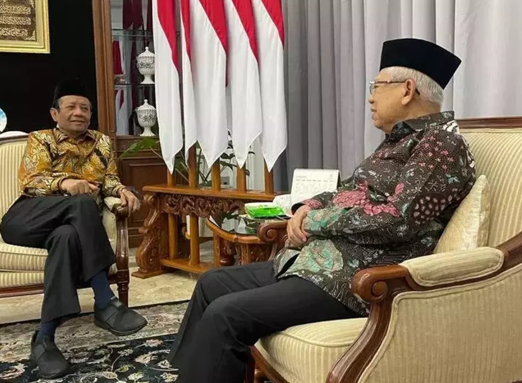 Wapres Ma'ruf Amin Restui Mahfud MD Jadi Cawapres Ganjar