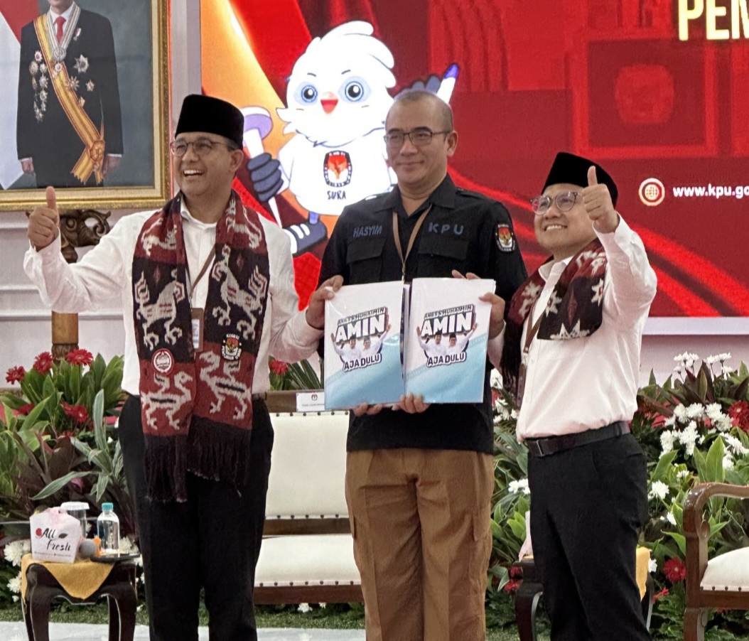 Anies-Muhaimin Resmi Mendaftar Maju Capres-Cawapres di KPU