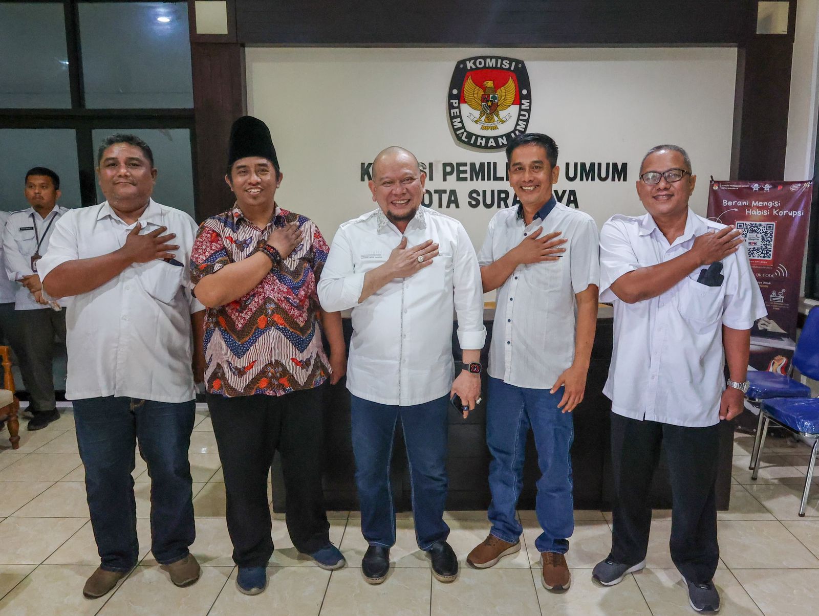 Ketua DPD RI Pantau Persiapan Pemilu dengan Kunjungi KPU Surabaya dan Sidoarjo