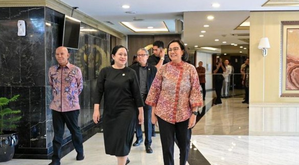 Ini Yang Dibicarakan Sri Mulyani Saat Bertemu Puan Maharani