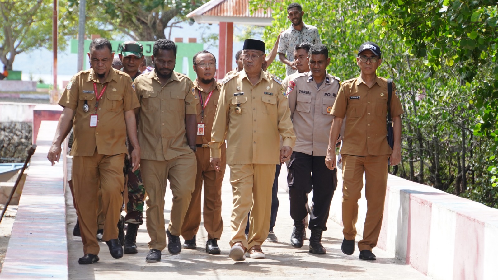 Walikota Ali Ibrahim Kunker Perdana ke Desa Marekofo dan Maregam Kecamatan Tidore Selatan