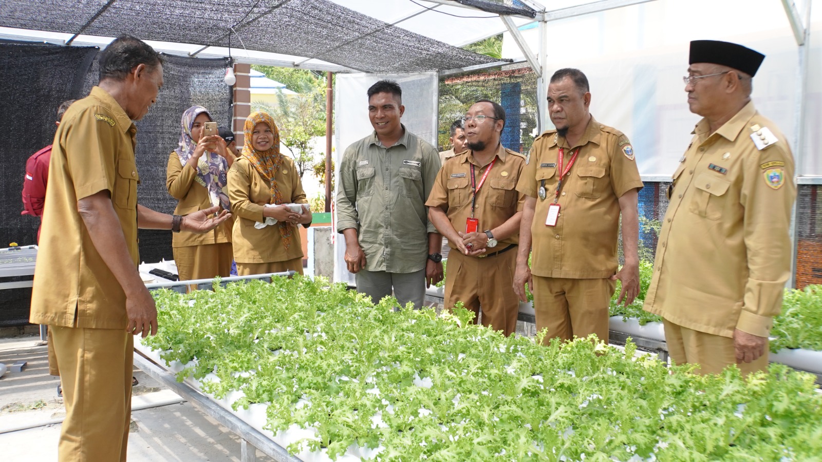 Resmikan Tanaman Hidroponik, Ali Ibrahim: Semoga Bermanfaat bagi Warga Desa Maregam