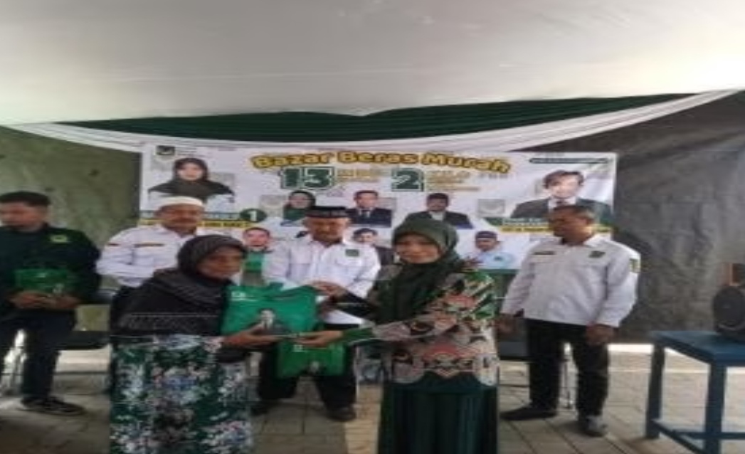 DPC PBB KBB Sukses Gelar Bazar Beras Murah