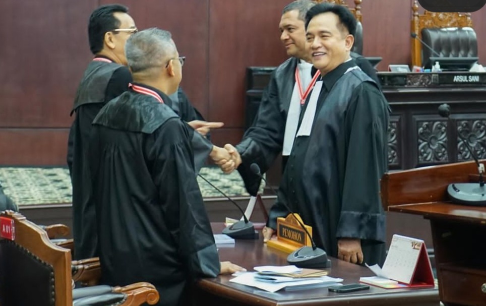 Yusril Sebut Omongan Saksi AMIN Tak Relevan Jadi Bukti di Sidang MK