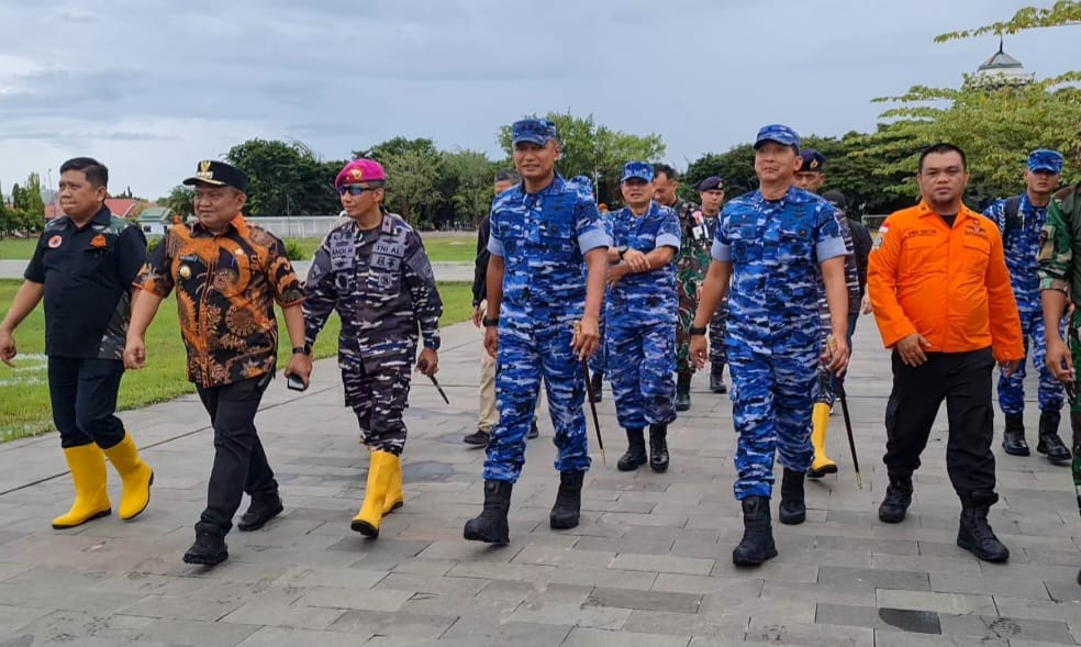 Pangkoopsud II Tinjau Posko Induk Tanggap Darurat Bencana Luwu