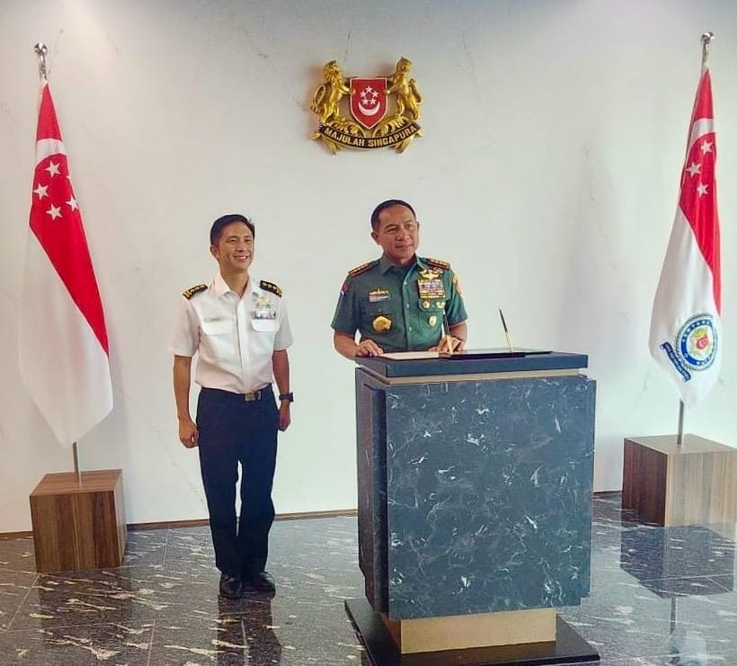 Panglima TNI Kunjungi Singapura atas Undangan Chief of Defence Force