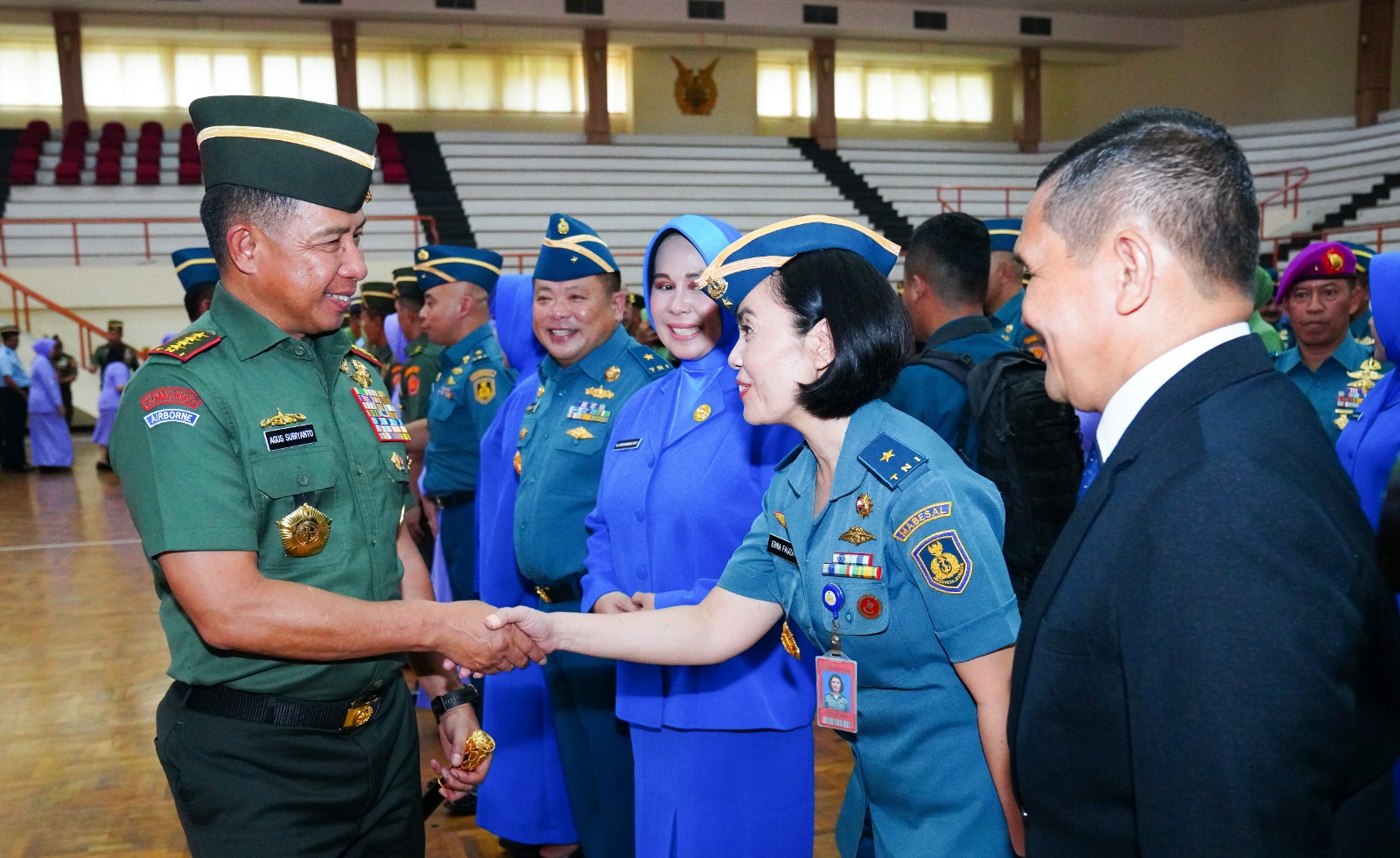 Panglima TNI Pimpin Acara Laporan Korps Kenaikan Pangkat 75 Perwira Tinggi