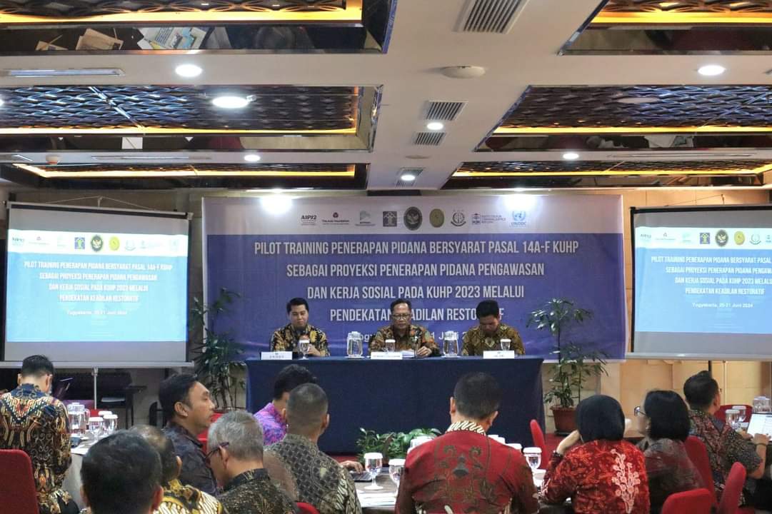 Kemenko Polhukam Gelar Training Piloting Penerapan Pidana Bersyarat di Yogyakarta