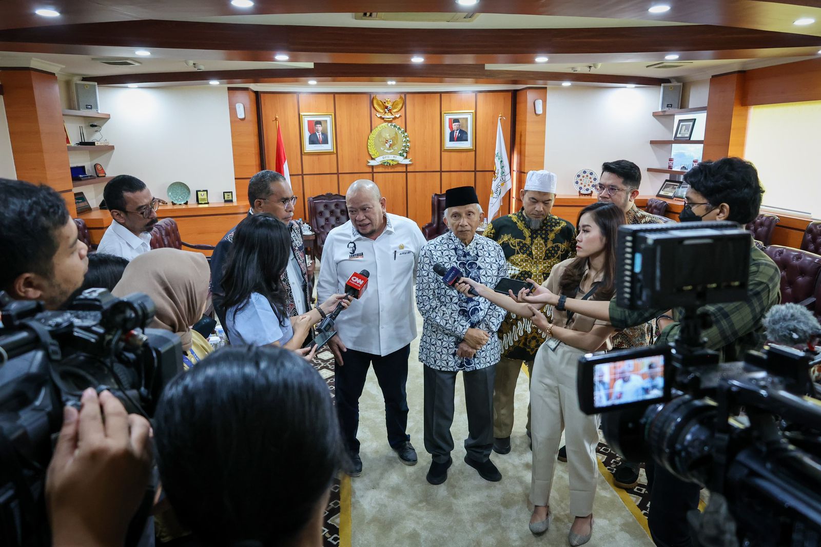 Ketua DPD RI dan Amien Rais Bahas Amandemen UUD 1945