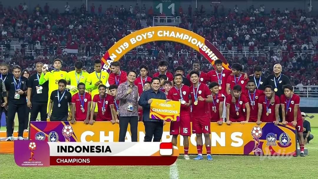 Timnas Indonesia Akhiri Penantian 11 Tahun dengan Juara Piala AFF U-19 2024