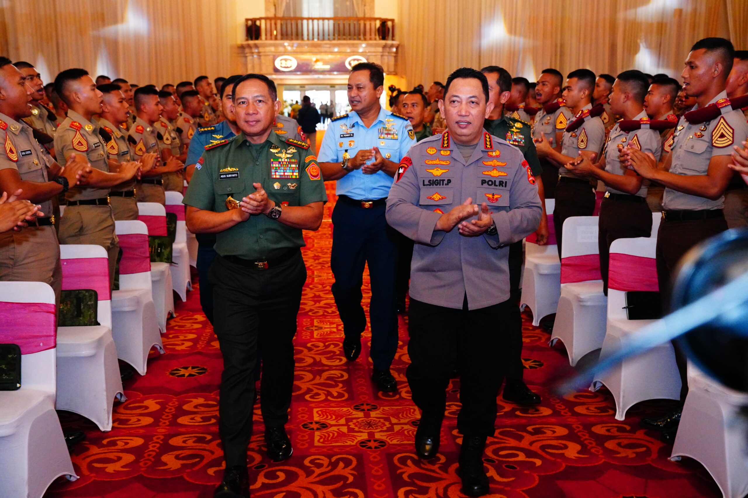 Panglima dan Kapolri Berikan Pembekalan kepada Capaja TNI-Polri 2024