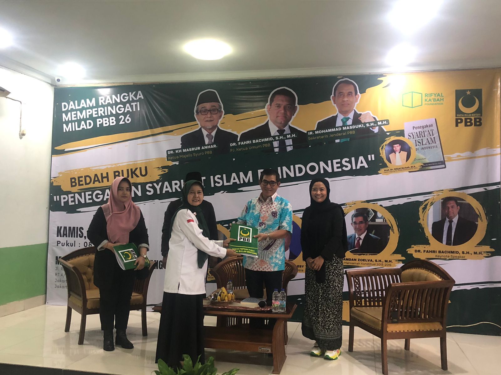 PBB dan Rifyal Ka’bah Foundation Selenggarakan Bedah Buku “Penegakan Syari'at Islam di Indonesia”