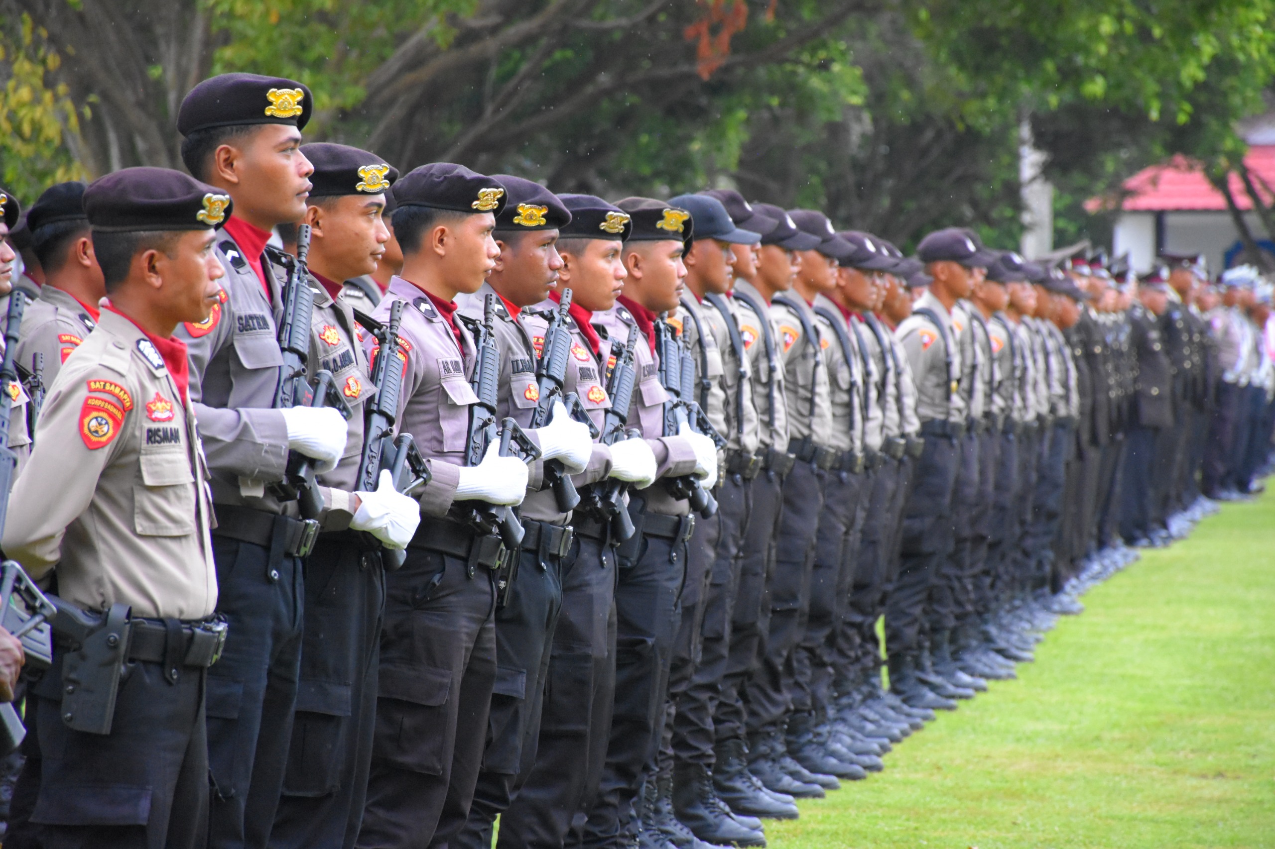 Upacara HUT Bhayangkara ke-78 di Tidore Berjalan Khidmat