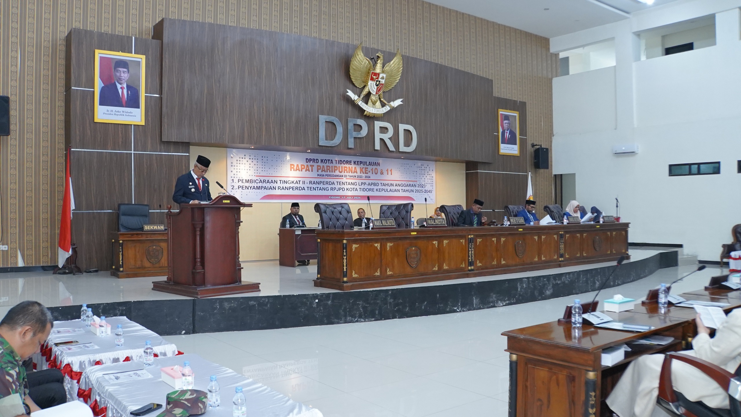 DPRD Tidore Setujui Ranperda Pertanggungjawaban Pelaksanaan APBD 2023