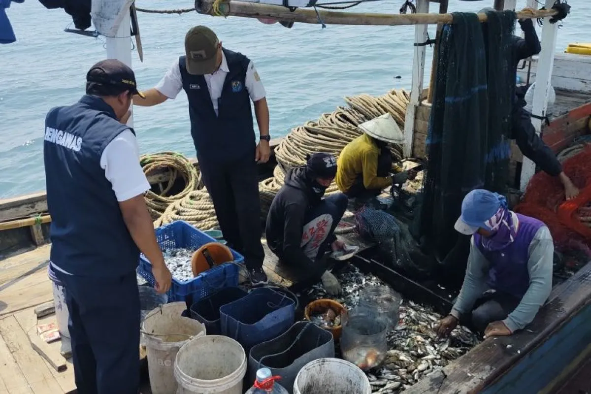 KPKP Kepulauan Seribu Tangkap Sembilan Kapal Nelayan dengan Alat Tangkap Ikan Terlarang