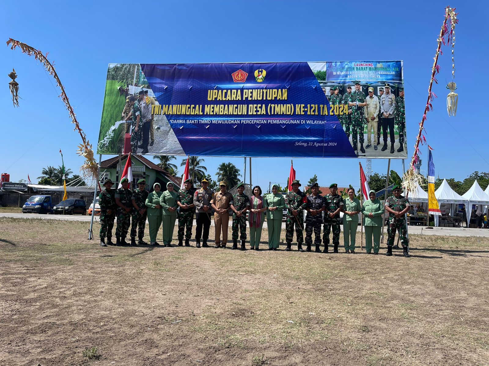 Dandim 1615/Lotim Sampaikan Apresiasi Atas Kesuksesan TMMD Ke-121 di Lombok Timur