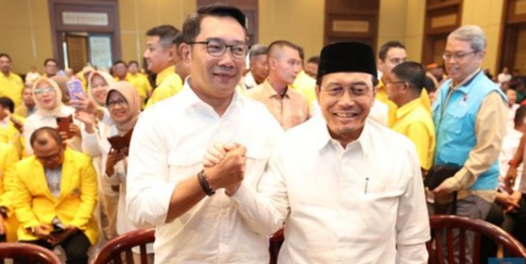 12 Parpol Resmi Deklarasikan Ridwan Kamil-Suswono di Pilkada Jakarta