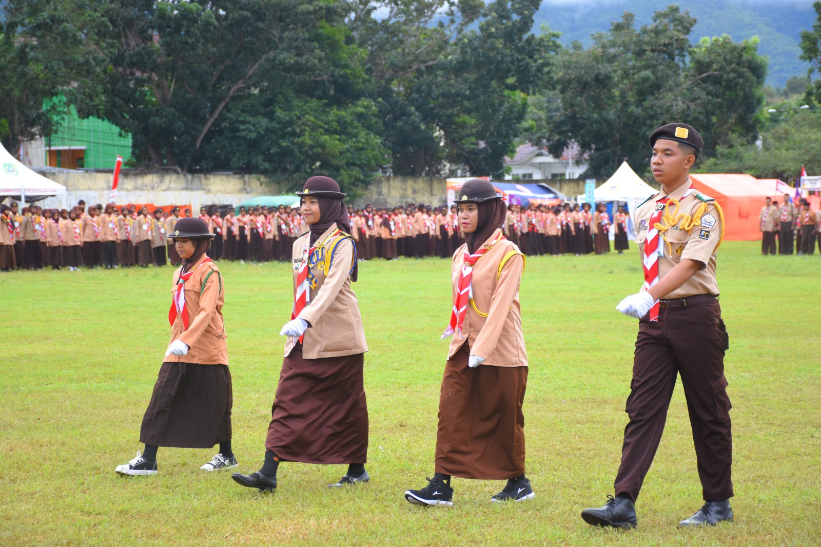 Apel Akbar HUT Pramuka ke-63 di Tidore: Sinergi dan Transformasi Pramuka Menuju Indonesia Emas 2045