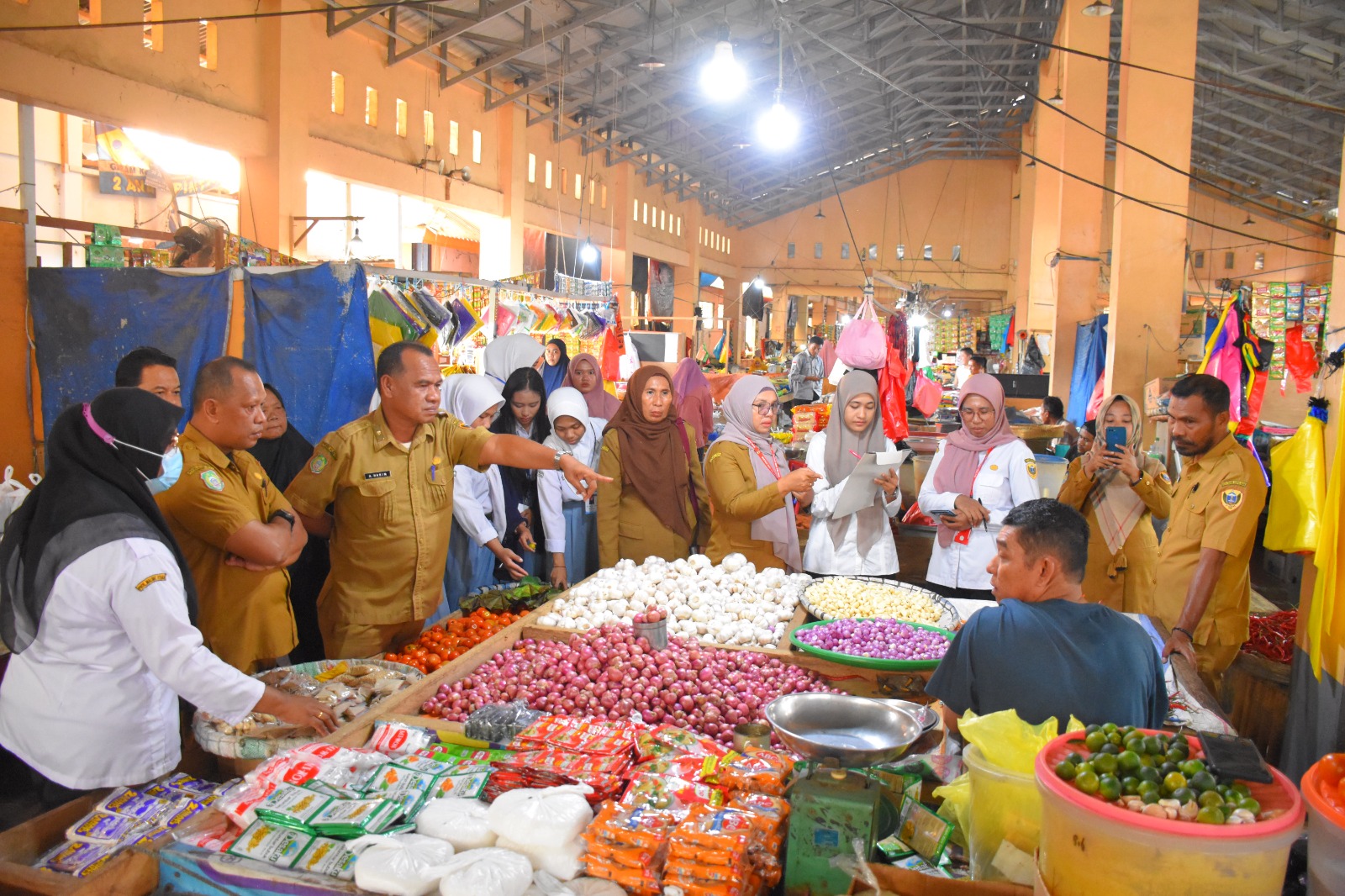 TPID Kota Tidore Intensif Lakukan Sidak Pasar, Antisipasi Kenaikan Harga Cabe Rawit