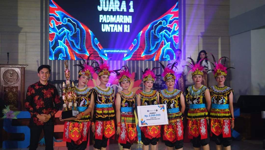 Kadet MIPA Militer Unhan RI Sabet Juara Pertama dalam Tari Semarak Kehutanan 2024