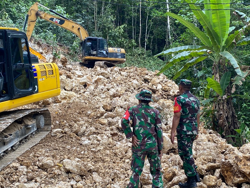 Kodim 1805/Raja Ampat Gelar TMMD Ke-122, Percepat Pembangunan di Wilayah Terpencil