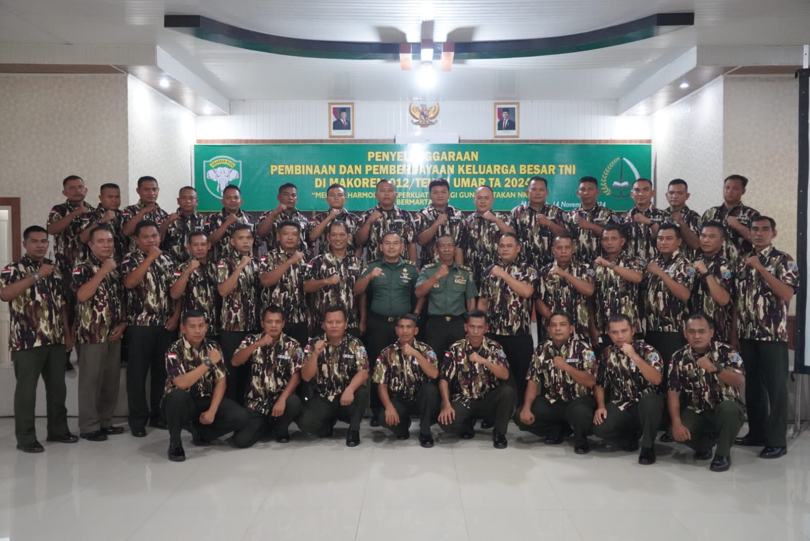 Korem 012/TU Gelar Pembinaan Keluarga Besar TNI