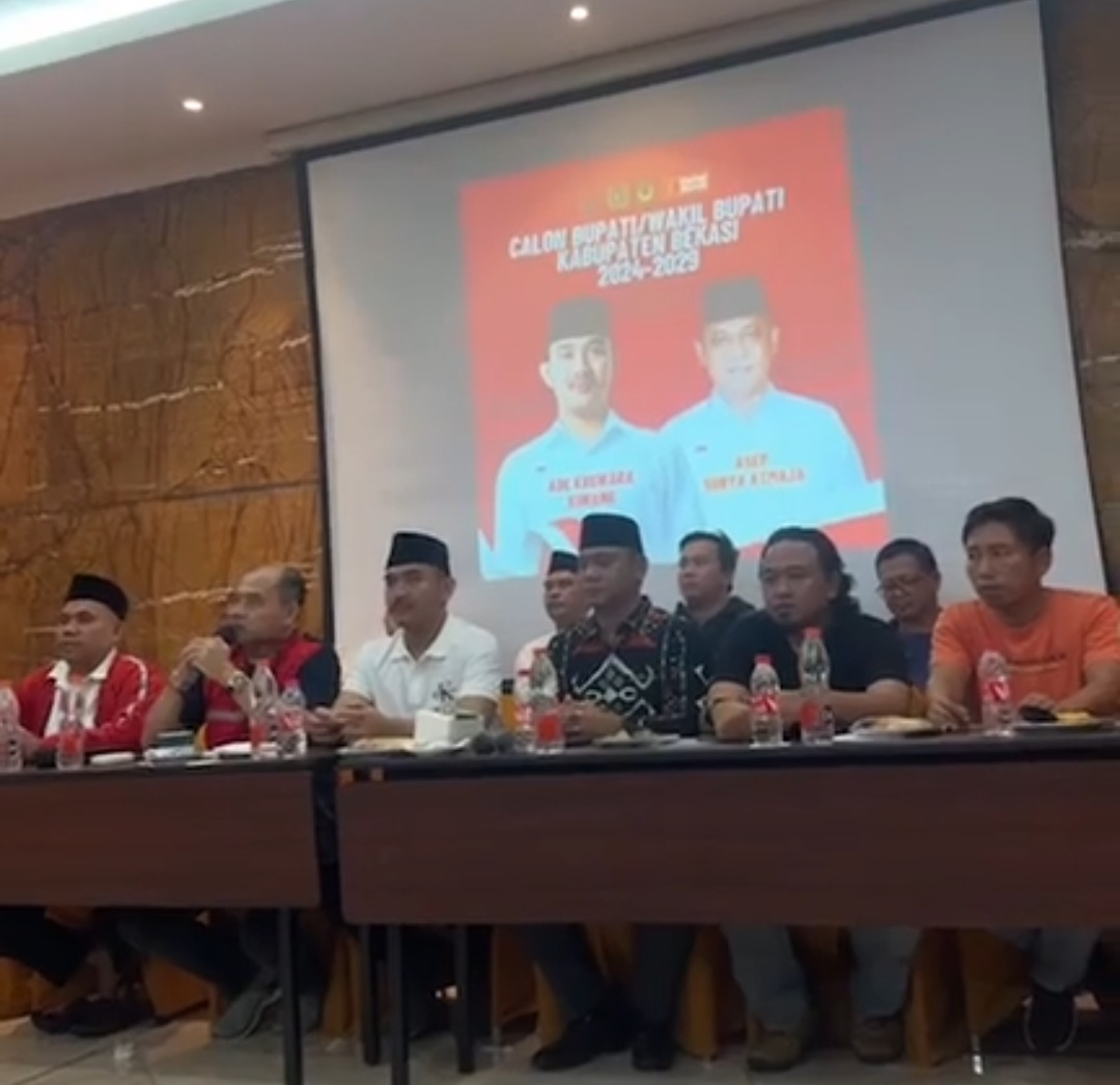 Pasangan Ade Kuswara-Asep Surya Pimpin Quick Count Pilkada Kabupaten Bekasi 2024