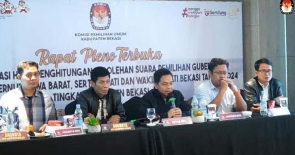 KPU Tetapkan Pasangan Ade Kunang-Asep Pemenang Pilkada Kabupaten Bekasi